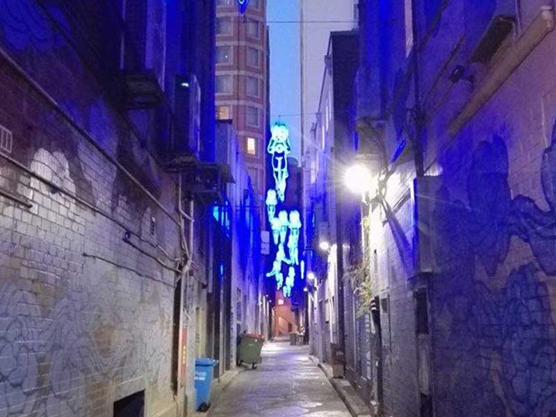 Chinatown Blaue Gasse