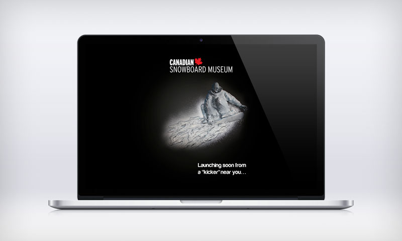 Canadian Snowboard Company Landingpage